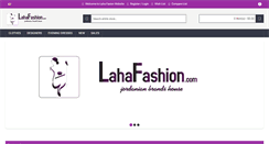 Desktop Screenshot of lahafashion.com